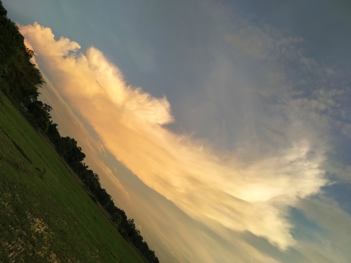 evening's clouds