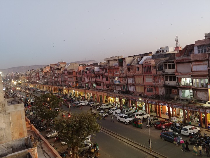 Evening View of Pink City