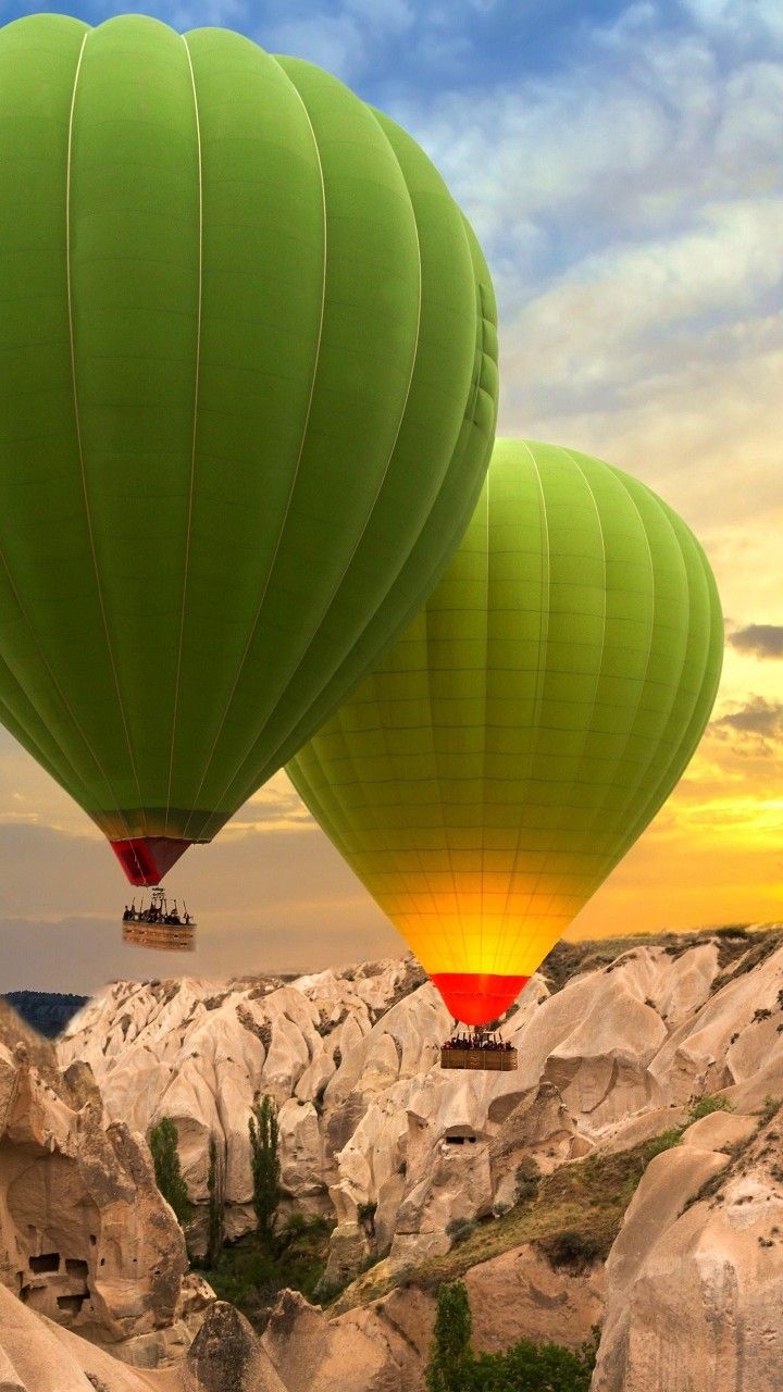 Yellow, balloon wallpapers