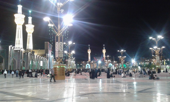 holy shrine at night