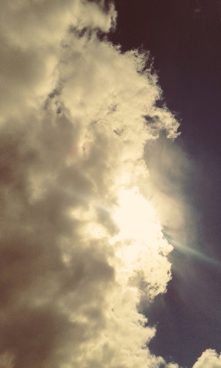Sun and cloud