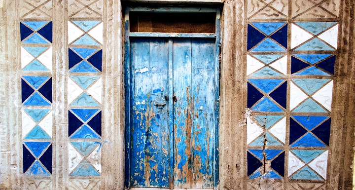 The Greek blue