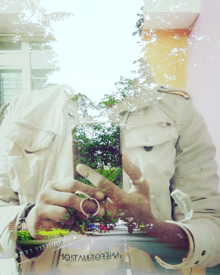 Double Exposure Portrait