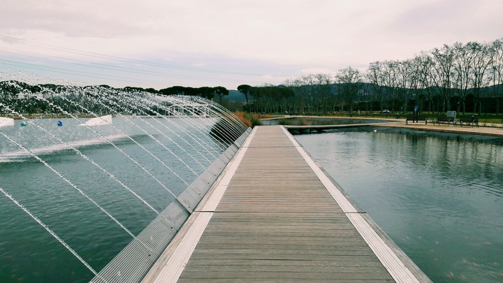 Puente sobre el lago