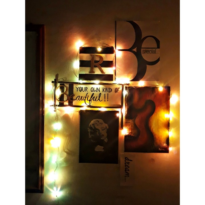 #artluv #fairylights #homedecor #beautiful