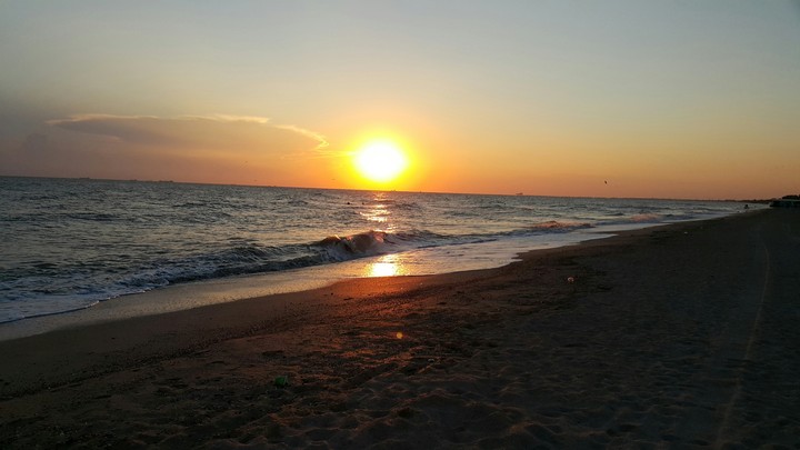 Sunset in Golubitskaya