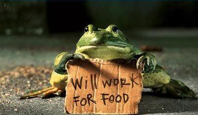 Will work for food