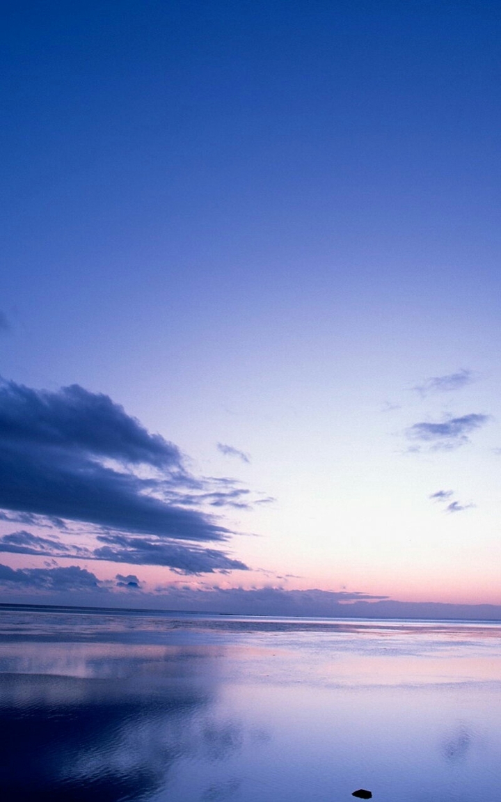Skyline over water