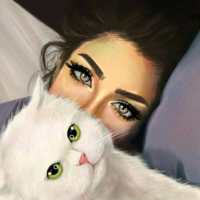 с кошечкой