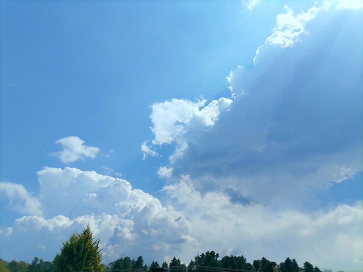 Some sky, some clouds.