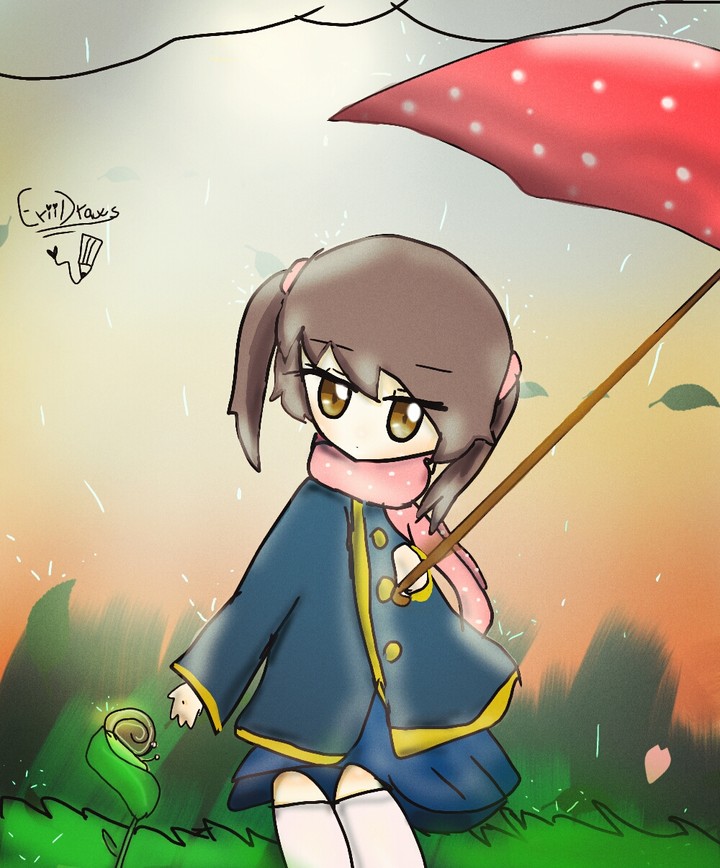 Girl In Rain