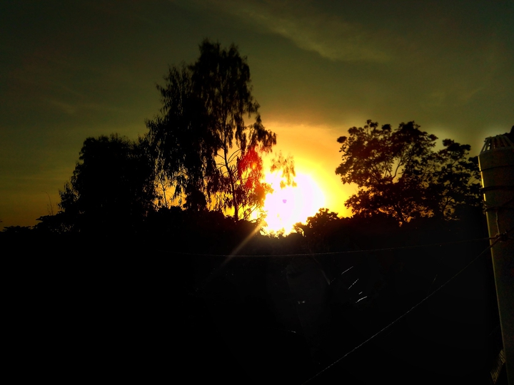 when it's sun set