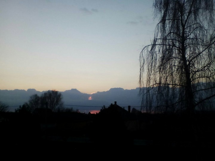 az ablakon mikor kinéztem,ez a látvány tárult elém