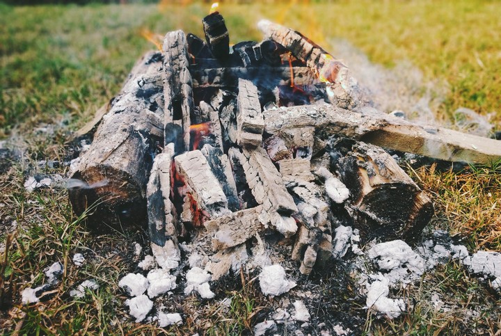 Burning into ashes
