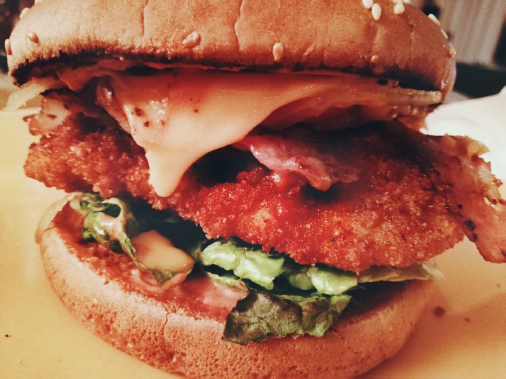 Homemade tender/burger