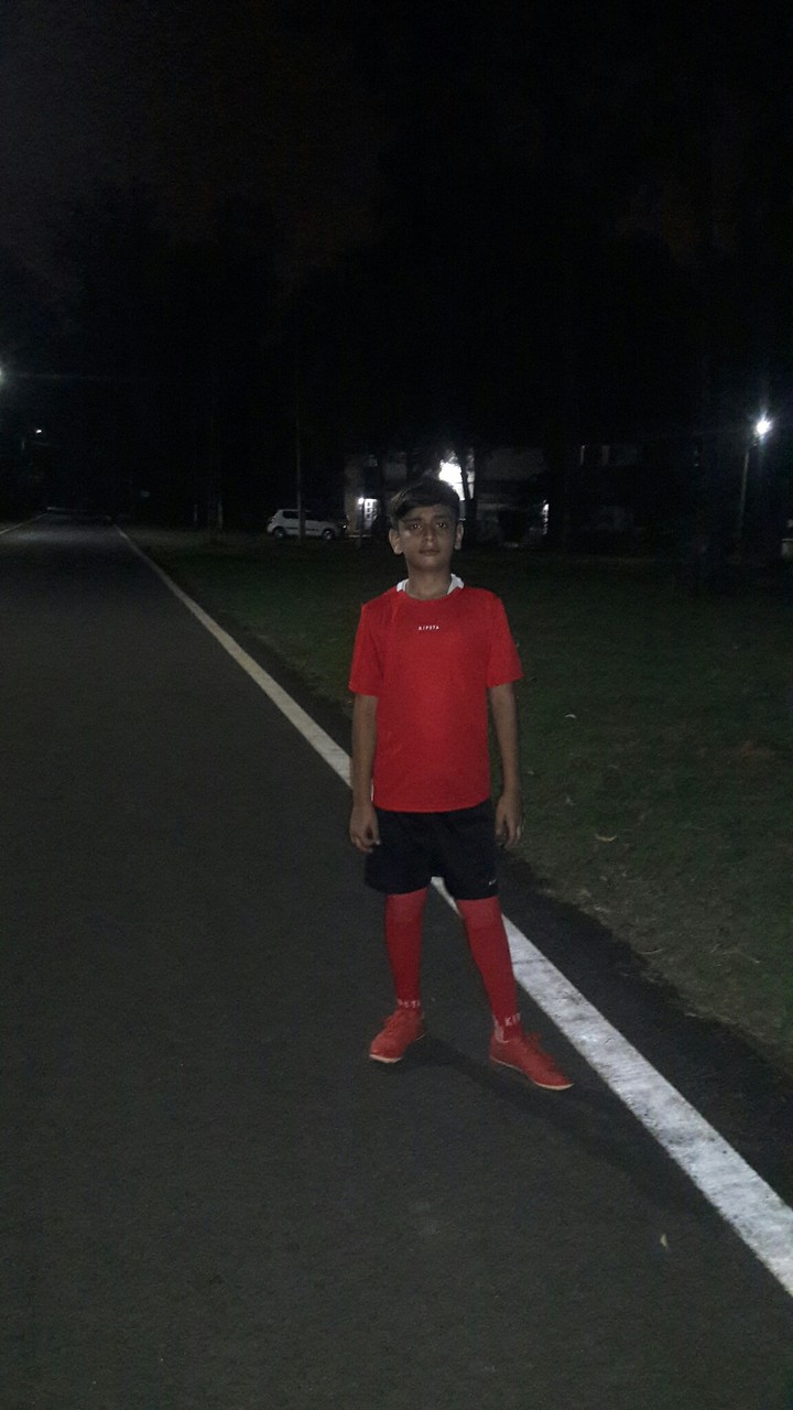The footballer