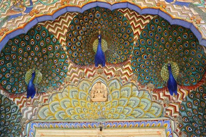 3D Peacock Gate