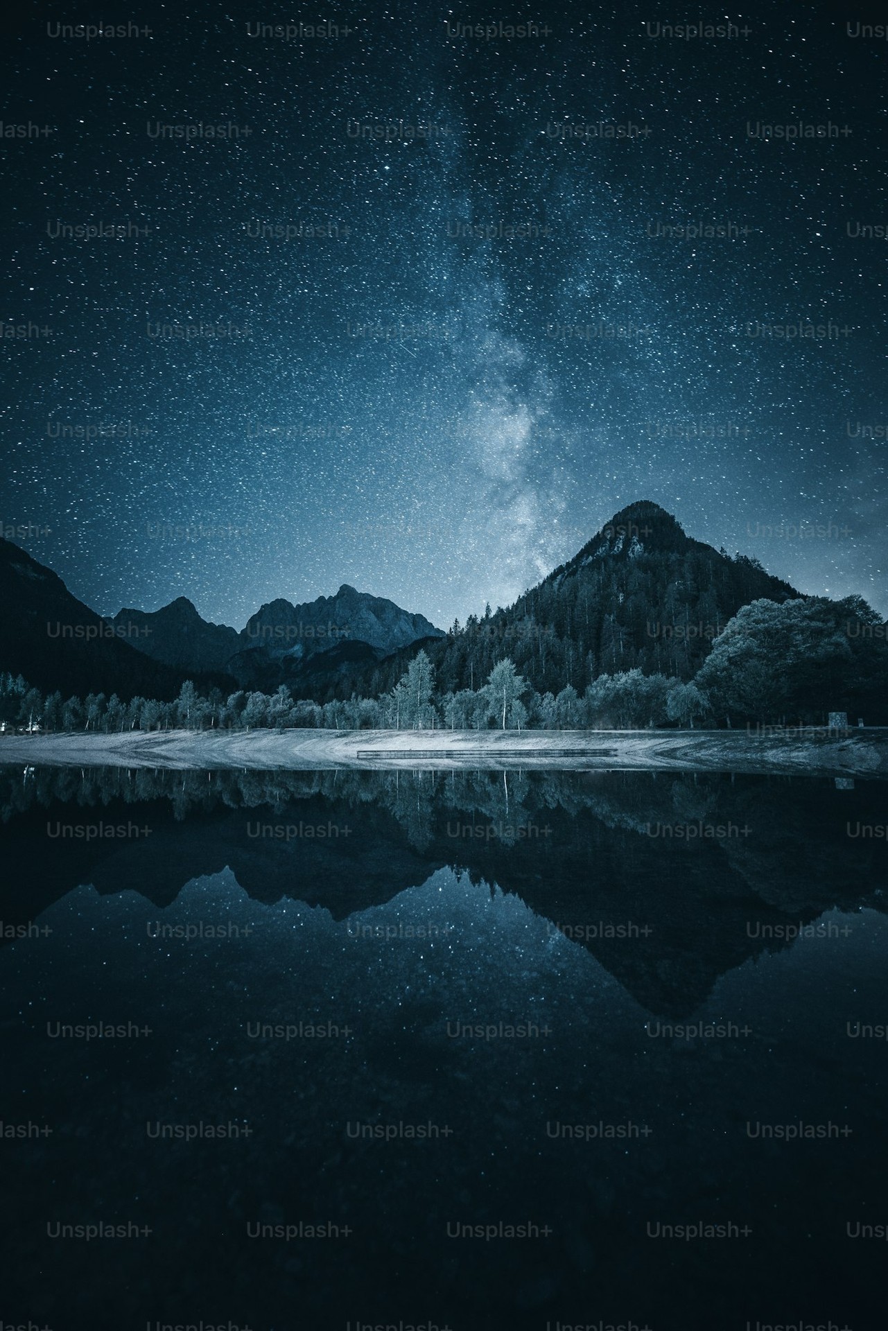 papéis de parede reflection, galaxy