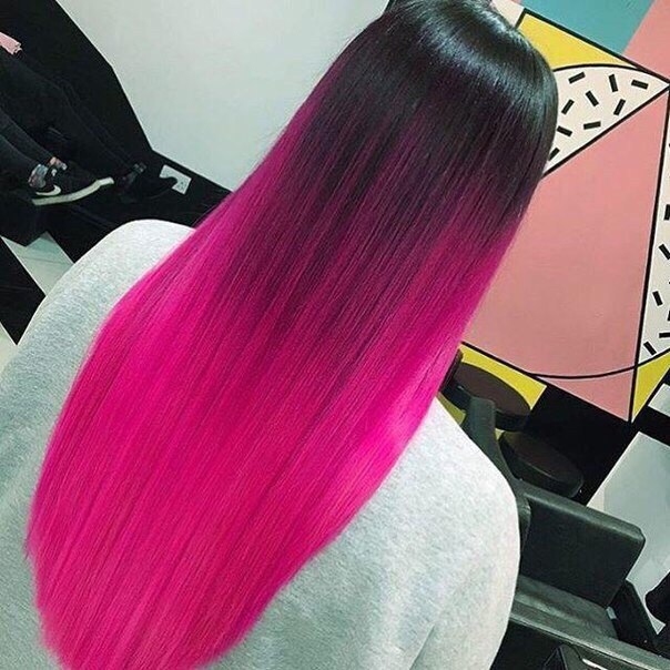 Pink hair