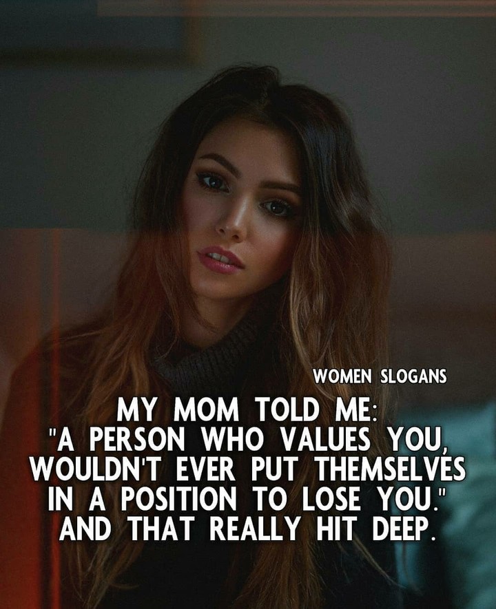 The person who love u will nvr put u in position..