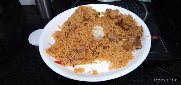 briyani.... mutton...egg