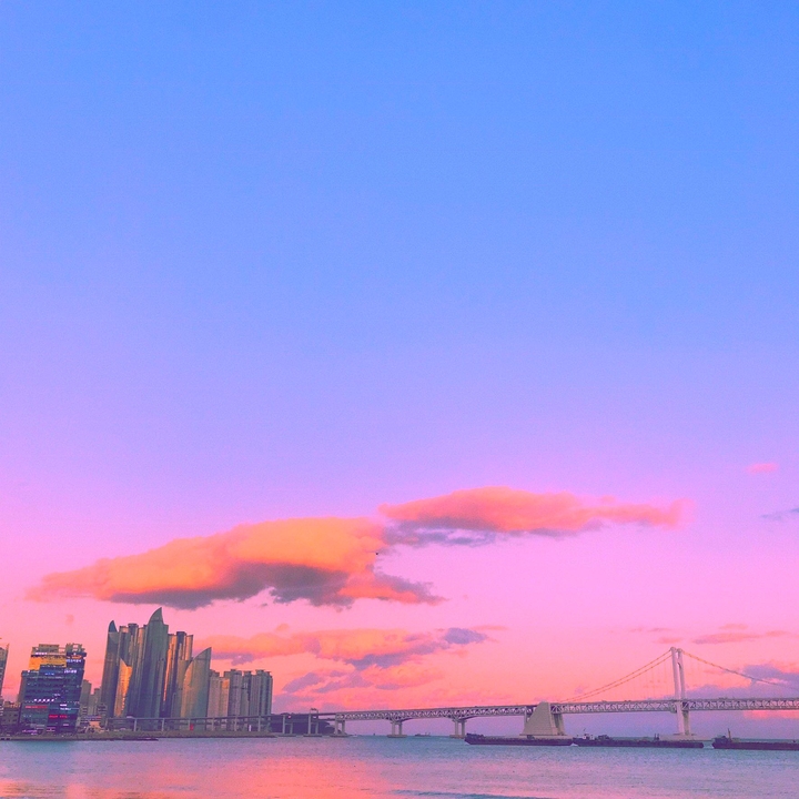 pink sky