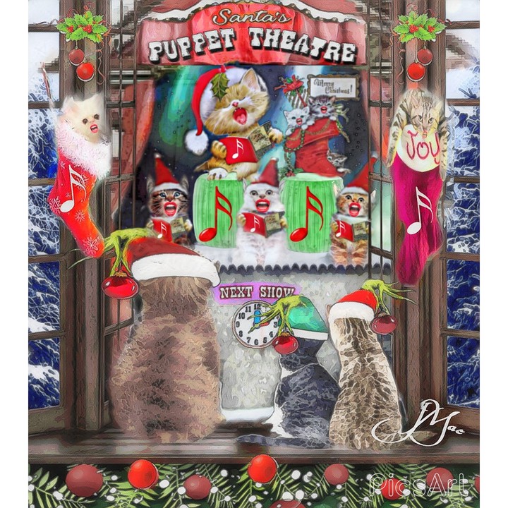 Christmas cats