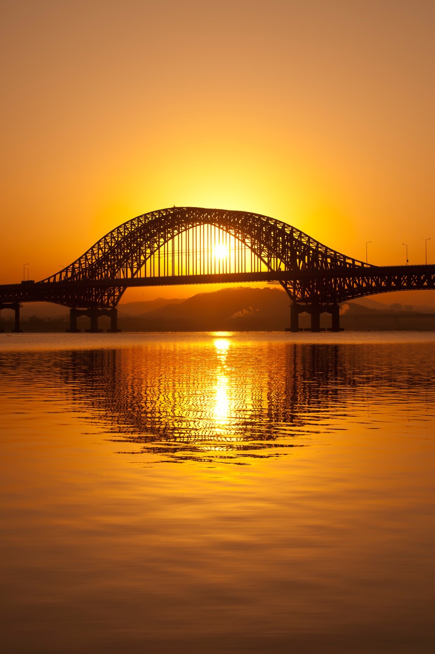 Sunset and the Bridge