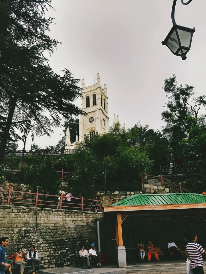 Shimla church-mall road