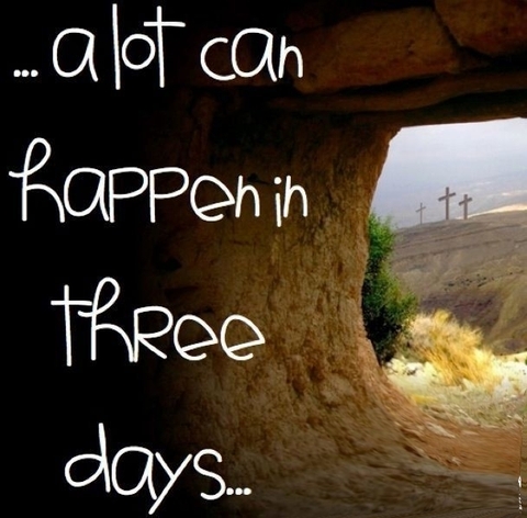 Three dark days before the light