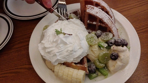 waffle dessert