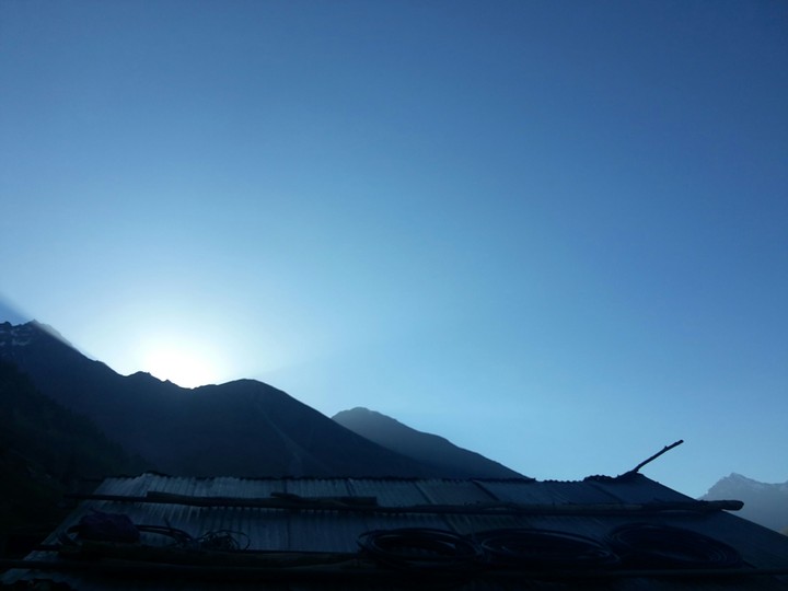 impressive sunrise