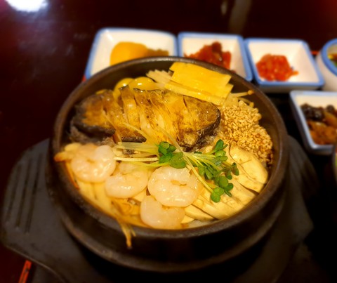 전복밥