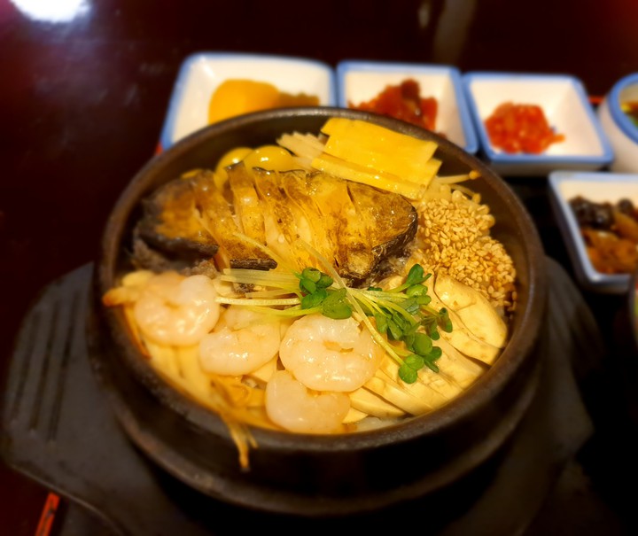 전복밥