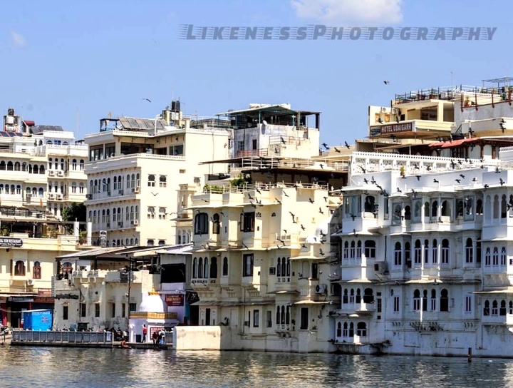 Lake side view Udaipur lake