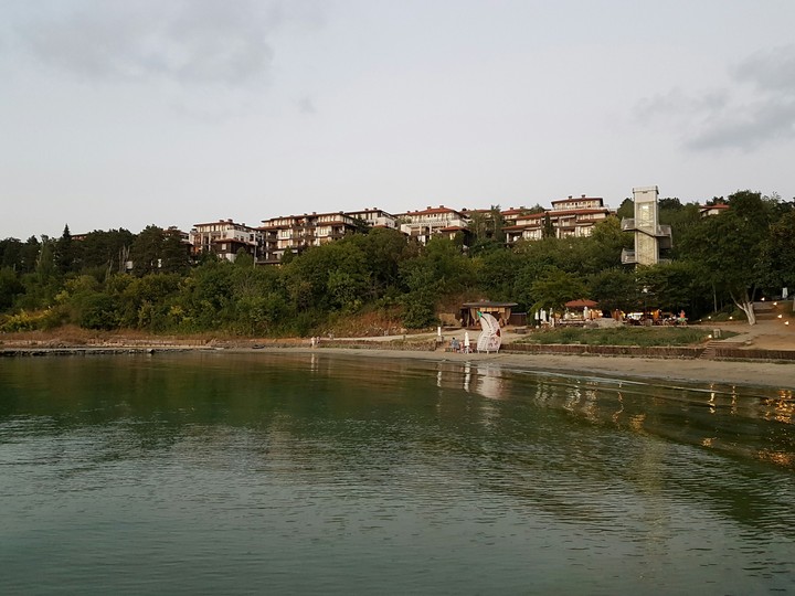 Beach in black sea