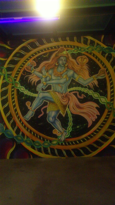 Shiva Valley graffity. Shiva cosmic dancer.