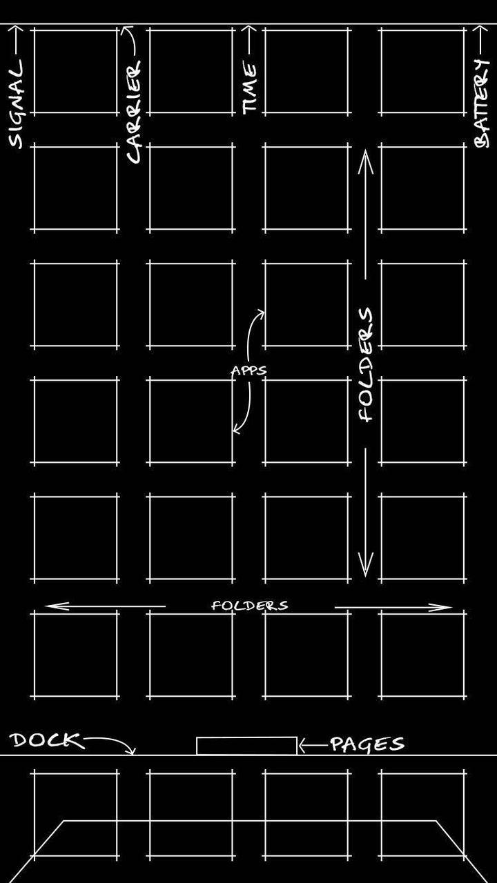 Iphone 7 Plus Blueprint Wallpaper.