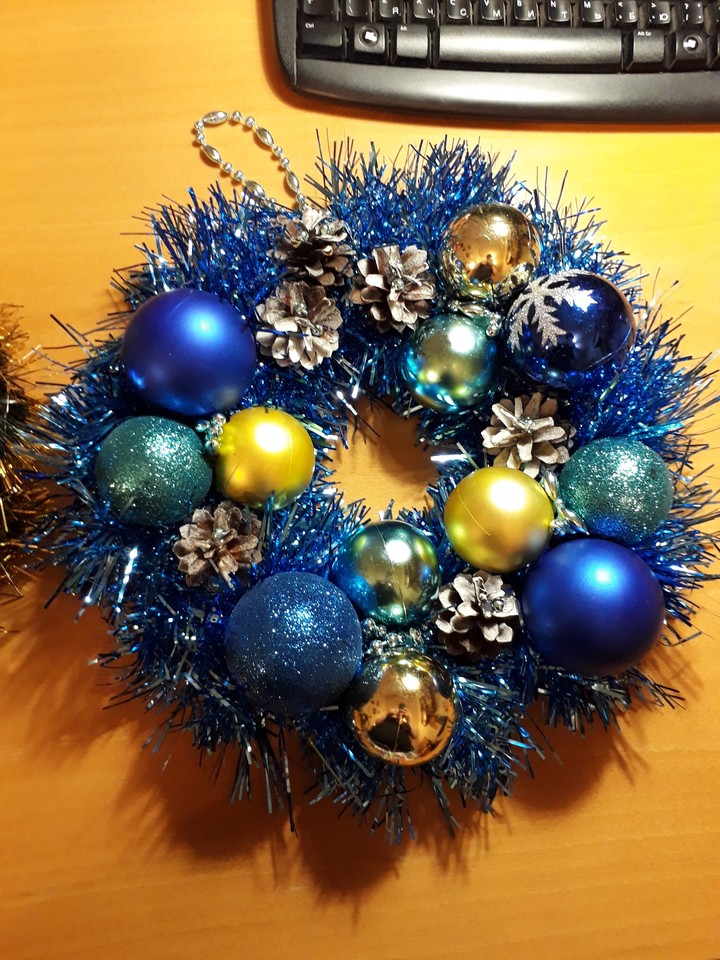 Handmade Christmas wreath