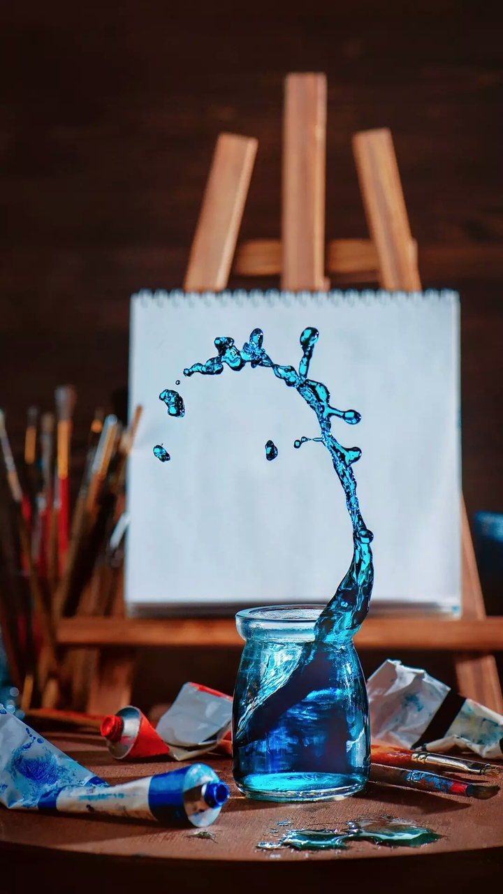 blue