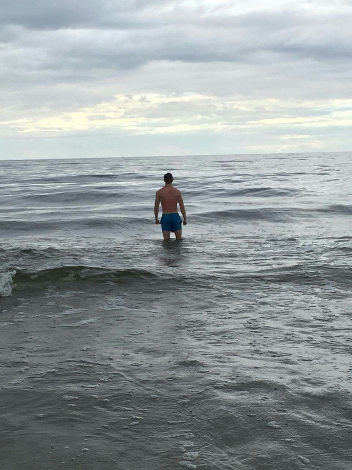 Human in Sea