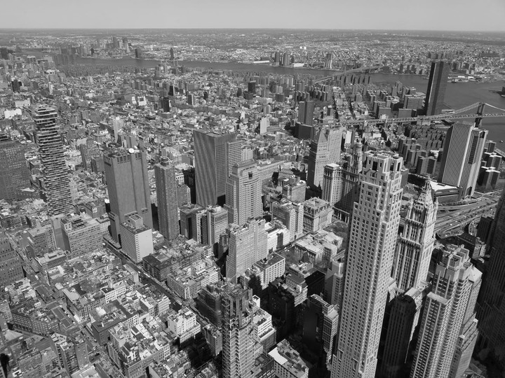 new York fon oben