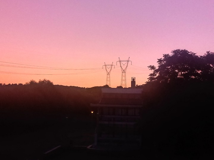 A pink sunset (my picture)