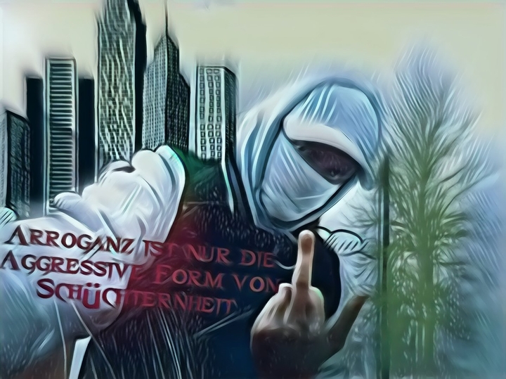 Arroganz ist nur die Aggressive Form von Schüchternheit