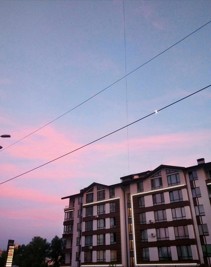 Sunset in Ukraine 