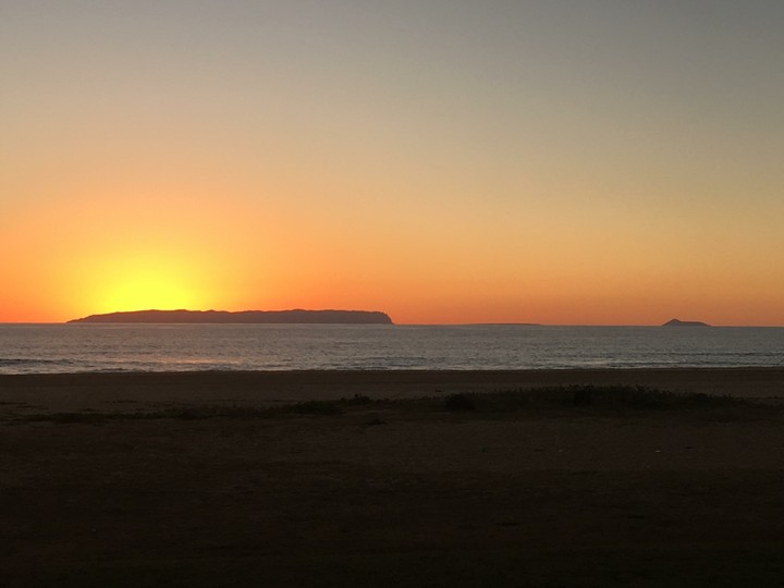 Island sunset
