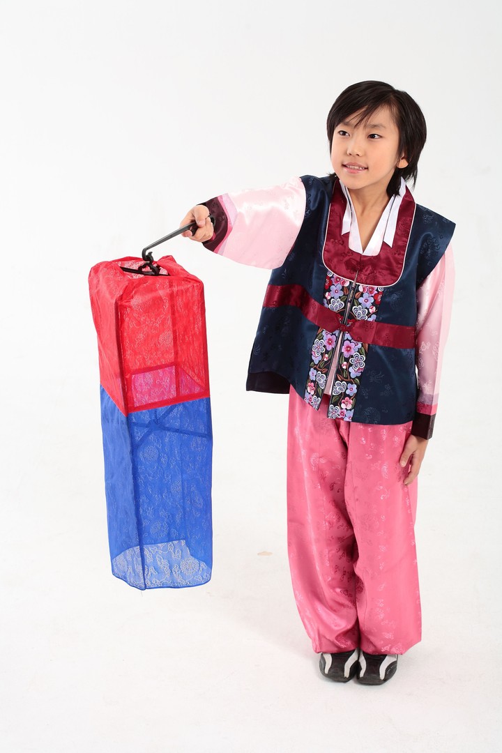 Family in Korean Dress