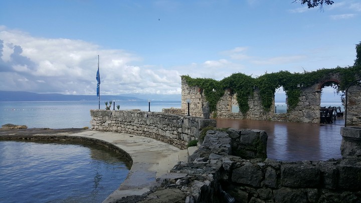 A Terrace on the sea
