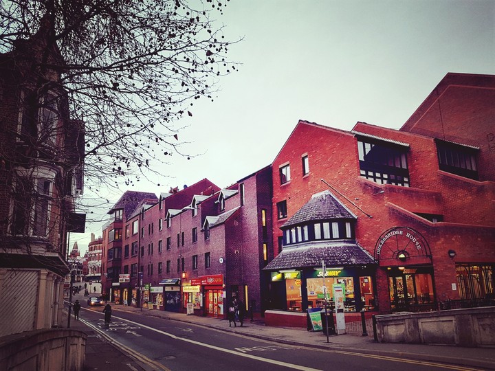 In the streets