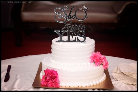 engagment cake